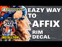 Load and play video in Gallery viewer, 21/18&#39;&#39; Rim Wheel Stickers Wild W02B Dirt Bike Rim Edge Stripes | For Honda CRF1000L CRF250F CRF250L
