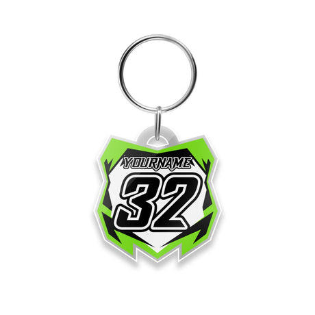 Personalized Acrylic Polygon shaped Keychain | MX02 - StickerBao Wheel Sticker Store