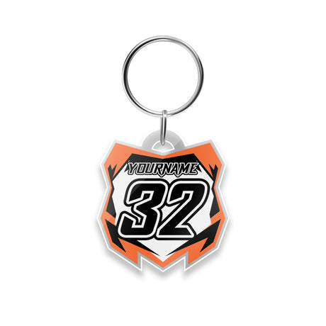 Personalized Acrylic Polygon shaped Keychain | MX02 - StickerBao Wheel Sticker Store