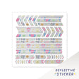 Reflective Flag Bike Safety Stickers For Bike For Helmet DIY Decal ARR 12CM - StickerBao Wheel Sticker Store