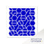 Reflective Helmet Stickers Motorcycle frame Sticker DIY Decal HEX 12CM - StickerBao Wheel Sticker Store