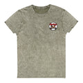 Honda Monkey 125 Round Neck Short Sleeves Embroidery Denim T-Shirt - StickerBao Wheel Sticker Store