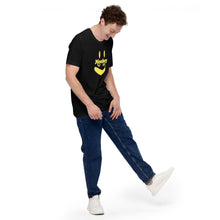 Load image into Gallery viewer, Monkey 125 Yellow Banana Big Smiley Face Unisex Short Sleeves Casual T-Shirt - StickerBao Wheel Sticker Store
