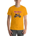 Honda MONKEY 125 Z125M Red Motorcycle Short Sleeves Unisex Cotton T-Shirt - StickerBao Wheel Sticker Store