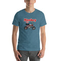 Honda MONKEY 125 Z125M Red Motorcycle Short Sleeves Unisex Cotton T-Shirt - StickerBao Wheel Sticker Store