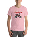 Honda MONKEY 125 Z125M Red Motorcycle Short Sleeves Unisex Cotton T-Shirt - StickerBao Wheel Sticker Store