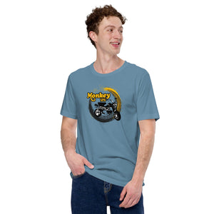 Honda Monkey 125 Casual Wear Short Sleeves Unisex Printed Cotton T-Shirt - StickerBao Wheel Sticker Store