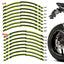 Check01 Black Standard Edge Rim Sticker Universal Motorcycle 17 inch Wheel Stripe Decal For Ducati - StickerBao Wheel Sticker Store