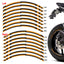 Check01 Black Standard Edge Rim Sticker Universal Motorcycle 17 inch Wheel Stripe Decal For Ducati - StickerBao Wheel Sticker Store
