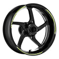 Check01 White Standard Edge Rim Sticker Universal Motorcycle 17 inch Wheel Stripe Decal For Aprilia - StickerBao Wheel Sticker Store