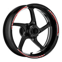 Universal 17 inch Motorcycle Check01 White Standard Edge Rim Sticker Wheel Stripe Decal For Honda - StickerBao Wheel Sticker Store