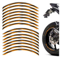 17 inch Rim Wheel Stickers STRIPE01 Black Stripes Rim Skin Decal Stripes | For Honda CB650R CBF1000 StickerBao