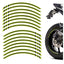 17 inch Rim Wheel Stickers STRIPE02 Black Line Stripes Rim Skin Decal Stripes | For Suzuki Bandti 600 1200 StickerBao