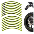 17 inch Rim Wheel Stickers STRIPE02 Black Line Stripes Rim Skin Decal Stripes | For Suzuki Bandti 600 1200 StickerBao