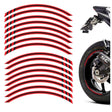 17 inch Rim Wheel Stickers STRIPE02 Black Line Stripes Rim Skin Decal Stripes | For Suzuki Bandti 600 1200 StickerBao