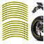 17 inch Rim Wheel Stickers STRIPE02 Black Line Stripes Rim Skin Decal Stripes | For Suzuki Bandti 600 1200 StickerBao