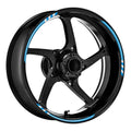 17 inch Rim Wheel Stickers STRIPE02 White Line Stripes Rim Skin Decal Stripes | For Suzuki SFV650 Gladius StickerBao