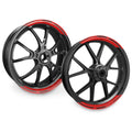 17 inch Rim Wheel Stickers ROBOTIC01 2-Piece Decal | For Kawasaki ER650 EN-6N ER-6F Concours 14 StickerBao