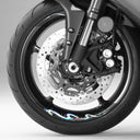 StickerBao Blue Universal 17 inch Motorcycle DRAGON01 Advanced 2-Piece Rim Sticker Rim Wheel Decal  For Aprilia