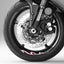 StickerBao Pink 17 inch DRAGON01 Advanced 2-Piece Rim Sticker Universal Motorcycle Rim Wheel Decal For Kawasaki