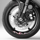 StickerBao Pink Universal 17 inch Motorcycle DRAGON01 Advanced 2-Piece Rim Sticker Inner Edge Wheel Decal For Honda