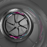 Universal 17 inch Motorcycle FLASH01 Advanced 2-Piece Rim Sticker Inner Edge Wheel Decal For Aprilia - StickerBao Wheel Sticker Store