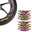 StickerBao Motorcycle Universal 17 inch Inner Edge Wheel Decal FLASH01 Advanced 2-Piece Rim Sticker For Triumph