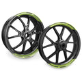 17 inch Rim Wheel Stickers ROBOTIC01 2-Piece Decal | For Kawasaki ER650 EN-6N ER-6F Concours 14 StickerBao