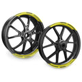 17 inch Rim Wheel Stickers ROBOTIC01 2-Piece Decal | For Kawasaki ER650 EN-6N ER-6F Concours 14 StickerBao