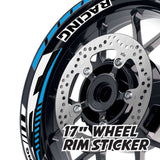 StickerBao Aqua 17 inch GP09 Platinum Inner Edge Rim Sticker Universal Motorcycle Rim Wheel Decal Racing For Honda