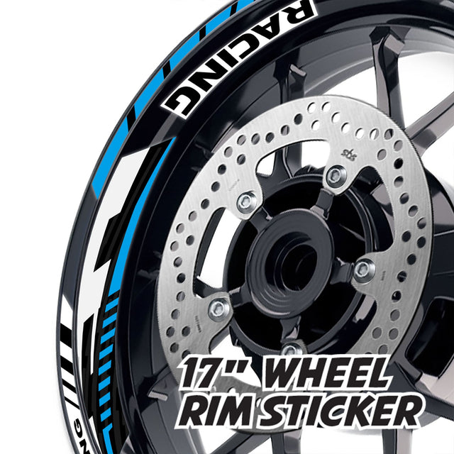 StickerBao Aqua 17 inch GP09 Platinum Inner Edge Rim Sticker Universal Motorcycle Rim Wheel Decal Racing For Triumph
