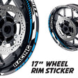 StickerBao Aqua 17 inch GP09 Platinum Inner Edge Rim Sticker Universal Motorcycle Rim Wheel Decal Racing For Yamaha