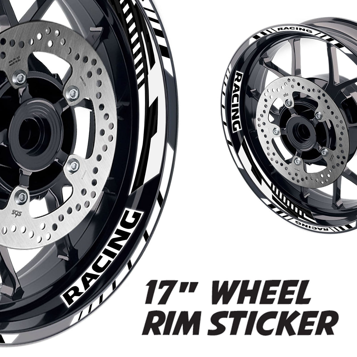 StickerBao 17 inch GP09 Platinum Inner Edge Rim Sticker For Honda ...