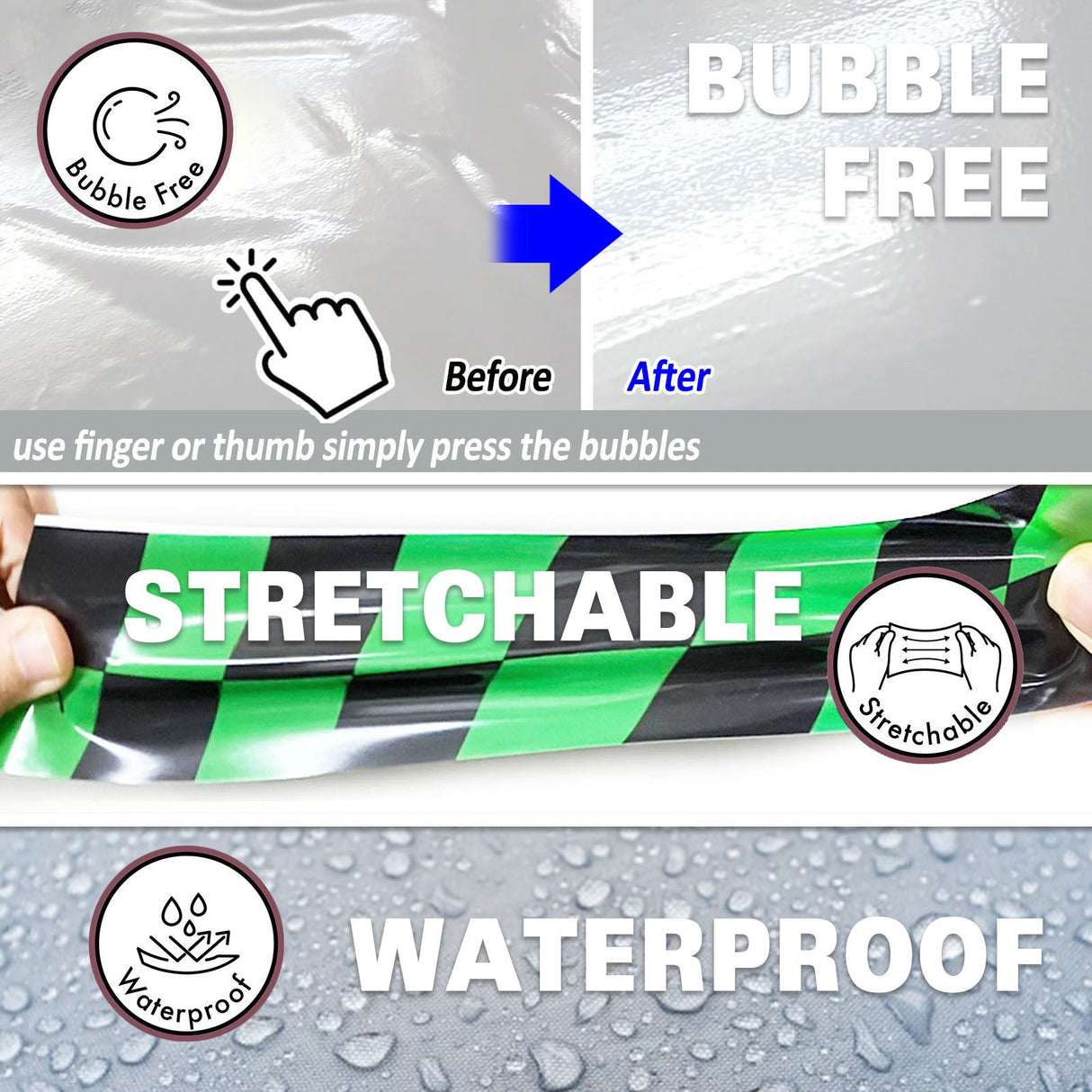 StickerBao 17 inch GP16 Platinum Inner Edge Rim Sticker Universal Motorcycle Rim Wheel Decal Racing For Kawasaki