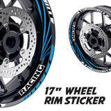StickerBao Aqua 17 inch GP10 Platinum Inner Edge Rim Sticker Universal Motorcycle Rim Wheel Decal Racing For Suzuki