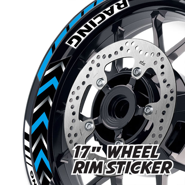 StickerBao Aqua 17 inch GP11 Platinum Inner Edge Rim Sticker Universal Motorcycle Rim Wheel Decal Racing For Triumph