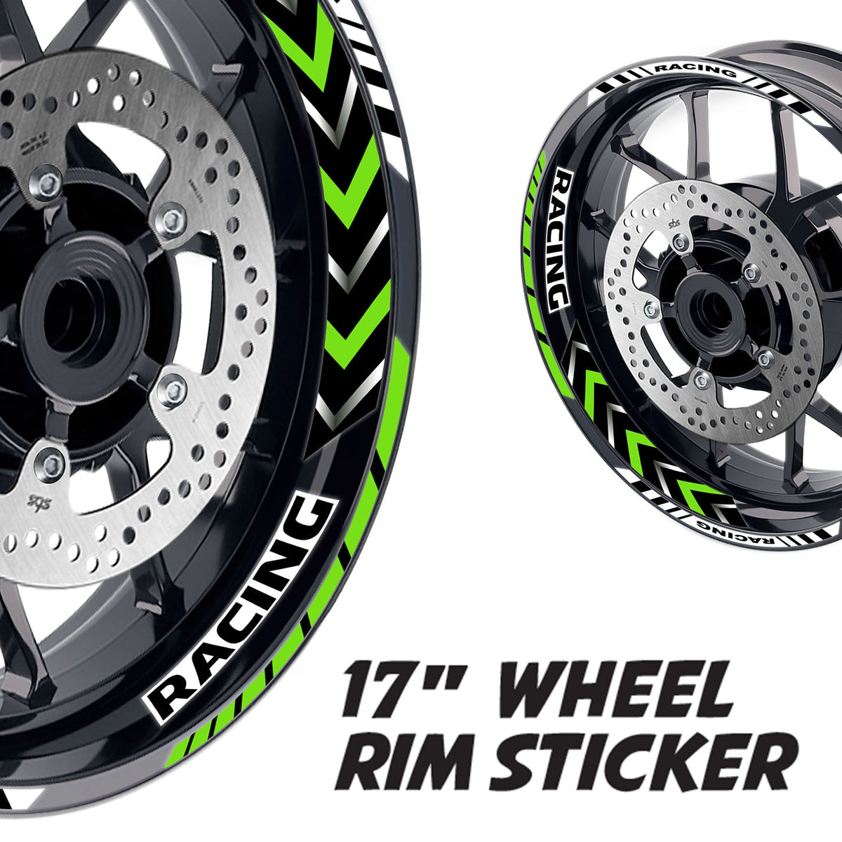 StickerBao For Kawasaki 17 inch GP11 Platinum Inner Edge Rim Sticker ...