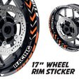 StickerBao Orange 17 inch GP11 Platinum Inner Edge Rim Sticker Universal Motorcycle Rim Wheel Decal Racing For Triumph