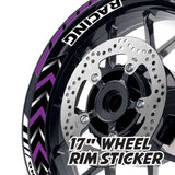 StickerBao Purple 17 inch GP11 Platinum Inner Edge Rim Sticker Universal Motorcycle Rim Wheel Decal Racing For Aprilia