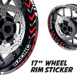 StickerBao Red 17 inch GP11 Platinum Inner Edge Rim Sticker Universal Motorcycle Rim Wheel Decal Racing For Aprilia