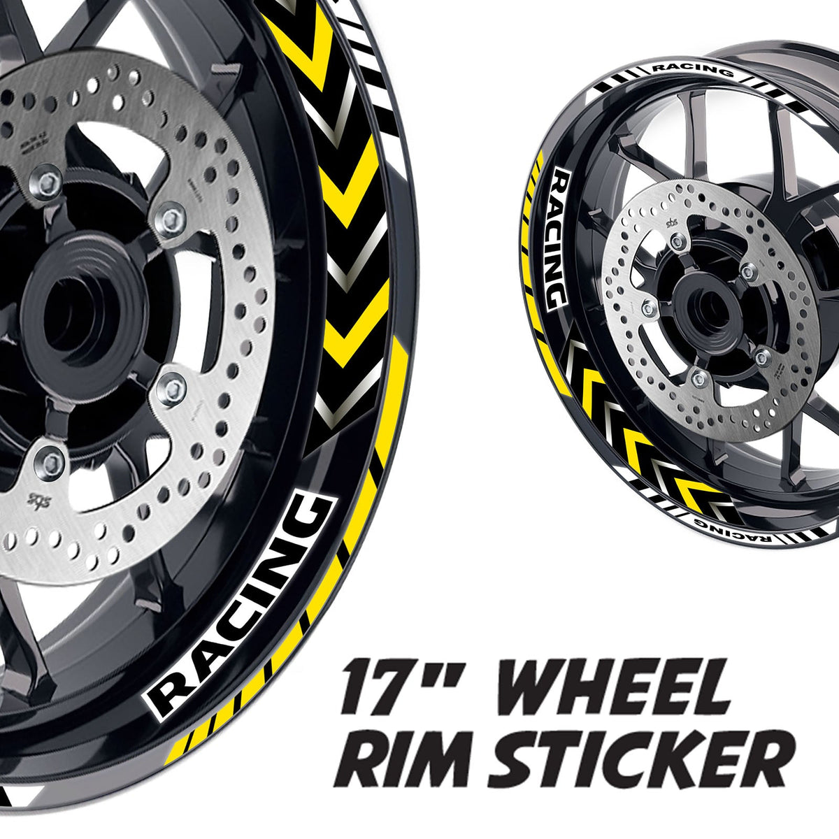 StickerBao For Aprilia 17 inch GP11 Platinum Inner Edge Rim Sticker ...