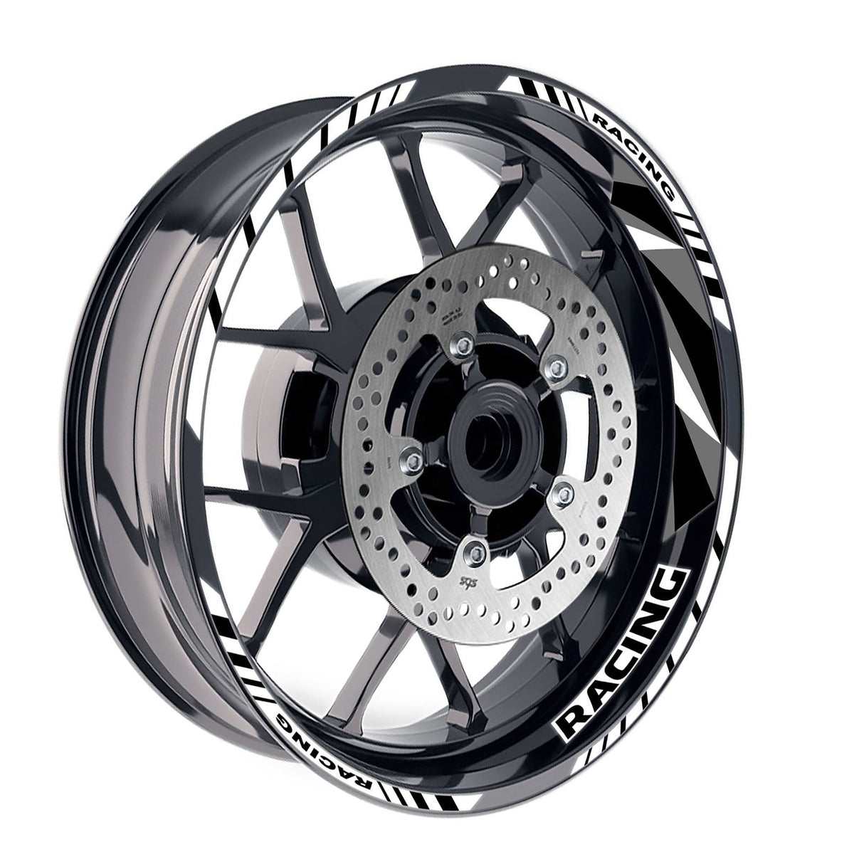 GP12 Platinum Inner Edge Rim Sticker Universal Motorcycle 17 inch Rim Wheel Decal Racing For Yamaha - StickerBao Wheel Sticker Store