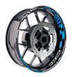 Universal 17 inch Motorcycle GP14 Platinum Inner Edge Rim Sticker Racing Rim Wheel Decal For Kawasaki - StickerBao Wheel Sticker Store