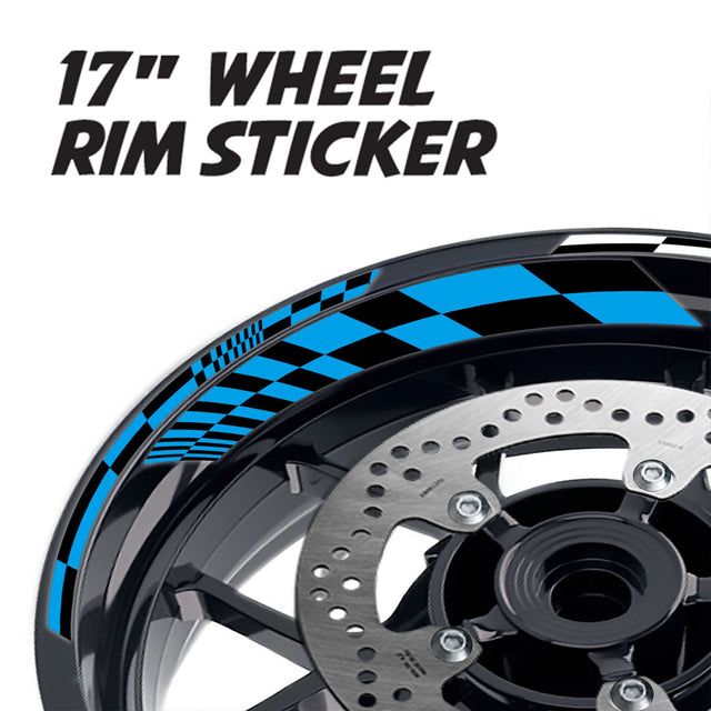 StickerBao Aqua 17 inch GP14 Platinum Inner Edge Rim Sticker Universal Motorcycle Rim Wheel Decal Racing For Triumph