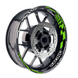 Universal 17 inch Motorcycle GP14 Platinum Inner Edge Rim Sticker Racing Rim Wheel Decal For Suzuki - StickerBao Wheel Sticker Store