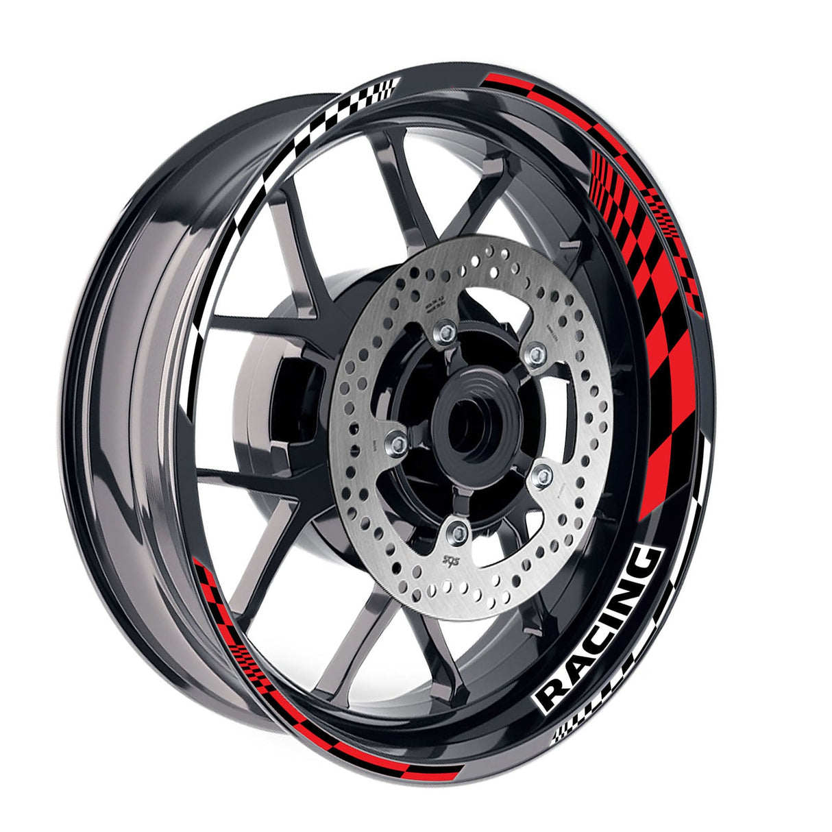 17 inch GP14 Platinum Inner Edge Rim Sticker Universal Motorcycle Rim Wheel Decal Racing For Yamaha - StickerBao Wheel Sticker Store