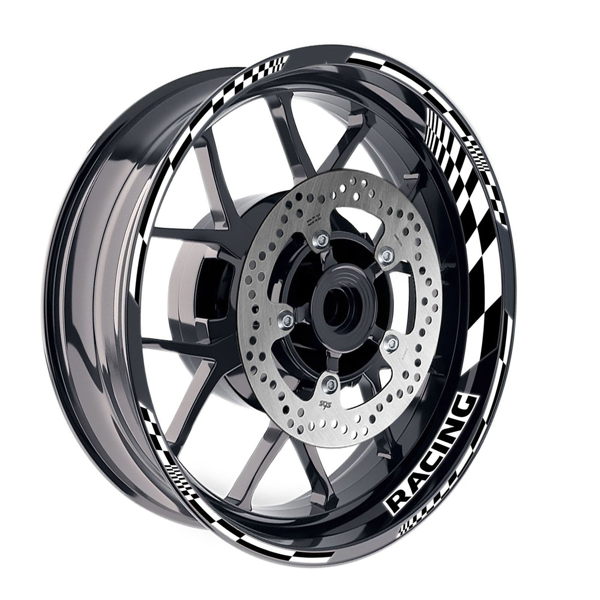 17 inch GP14 Platinum Inner Edge Rim Sticker Universal Motorcycle Rim Wheel Decal Racing For Yamaha - StickerBao Wheel Sticker Store