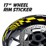 StickerBao Yellow 17 inch GP14 Platinum Inner Edge Rim Sticker Universal Motorcycle Rim Wheel Decal Racing For Triumph