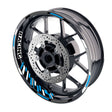 Universal 17 inch Motorcycle GP16 Platinum Inner Edge Rim Sticker Racing Rim Wheel Decal For Aprilia - StickerBao Wheel Sticker Store