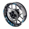 Universal 17 inch Motorcycle GP16 Platinum Inner Edge Rim Sticker Racing Rim Wheel Decal For Aprilia - StickerBao Wheel Sticker Store
